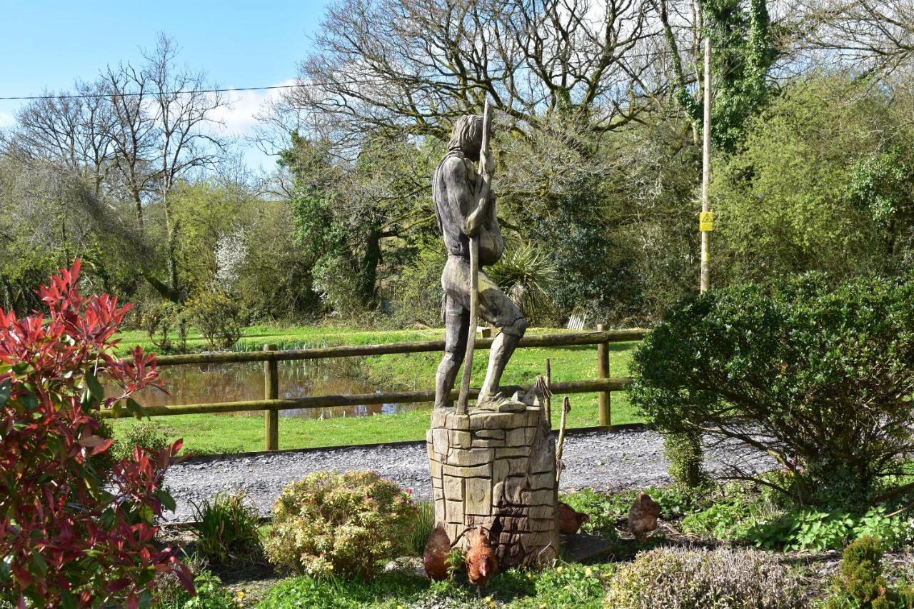Luxury 2-Bed Barn Conversion In Llansteffan Carmarthen Eksteriør bilde